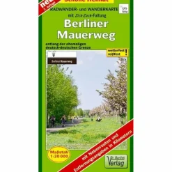 Fahrradkarten|Wanderkarten Und Winterkarten*BERLINER MAUERWEG 1 : 20 000 - Wanderkarte