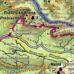 Wanderkarten Und Winterkarten|Wanderkarten Und Winterkarten*BÖHMISCHE SCHWEIZ - Wanderkarte