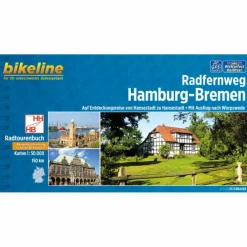 Radwanderführer Und Mountainbikeführer*BIKELINE RADFERNWEG HAMBURG-BREMEN - Radwanderführer