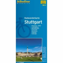 Fahrradkarten|Fahrradkarten*BIKELINE RADWANDERKARTE STUTTGART 1 : 60 000 - Fahrradkarte