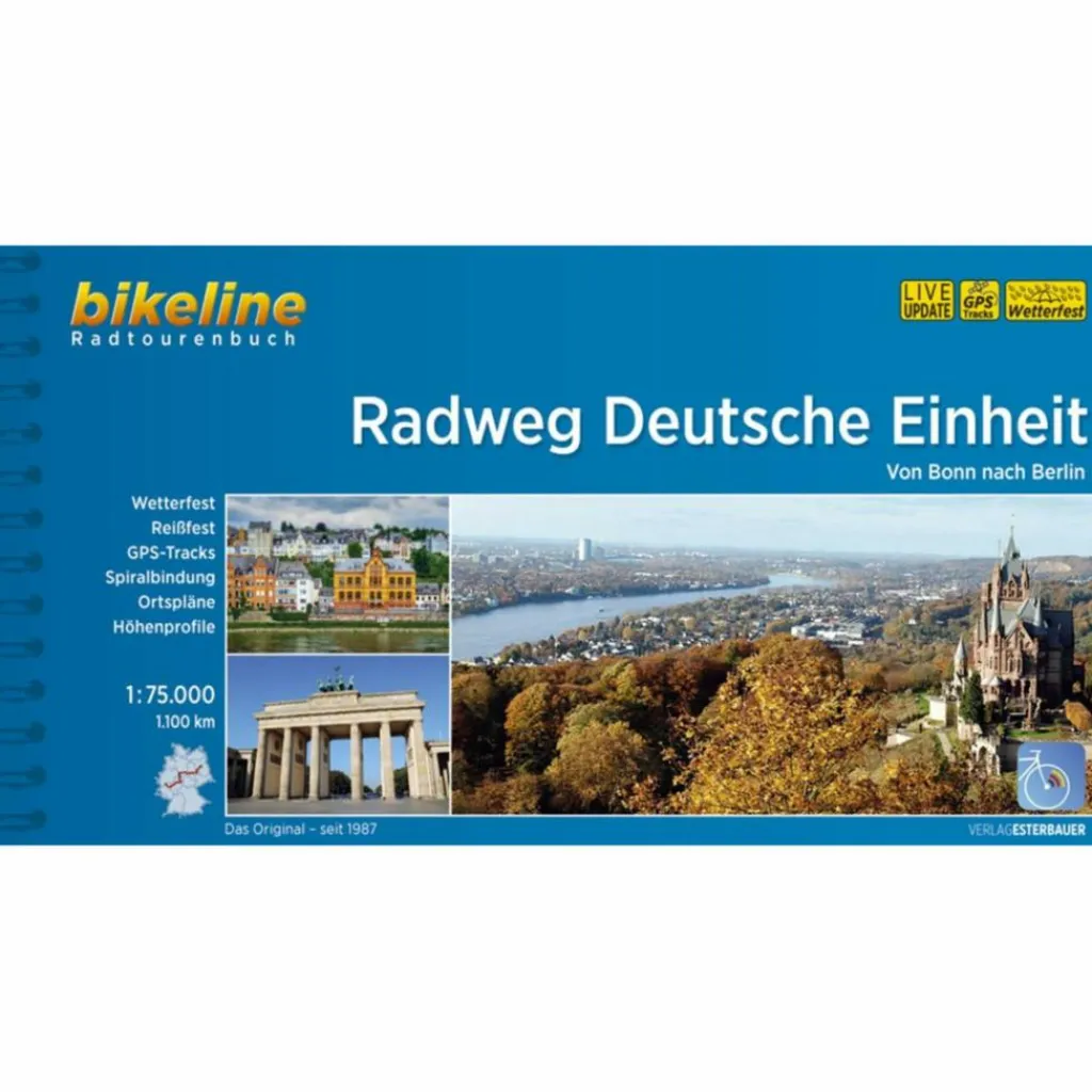 BIKELINE RADWEG DEUTSCHE EINHEIT - Radwanderführer^ Radwanderführer Und Mountainbikeführer