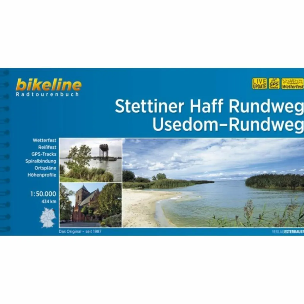 BIKELINE STETTINER HAFF UND USEDOM - Radwanderführer^ Radwanderführer Und Mountainbikeführer
