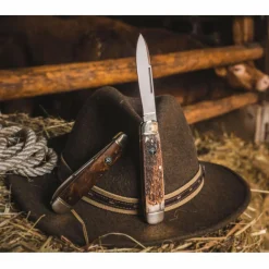 Böker Manufaktur Solingen CATTLE KNIFE MASERBIRKE - Klappmesser^ Klappmesser