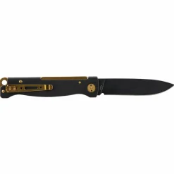 Böker Plus Klappmesser*ATLAS BLACK STONEWASH BRASS - Klappmesser