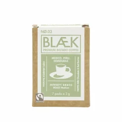Blaek Coffee BLAEK PREMIUM INSTANT KAFFEE NO.2 - MEDIUM ROAST - BOX - Kaffee^ Verpflegung|Kaffee Equipment