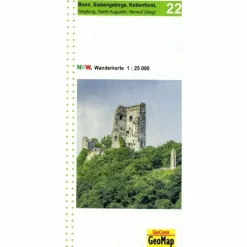 Wanderkarten Und Winterkarten|Wanderkarten Und Winterkarten*BONN, SIEBENGEBIRGE UND KOTTENFORST BLATT 22 - Wanderkarte