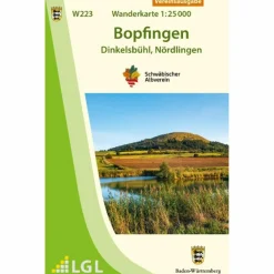 BOPFINGEN - DINKELSBÜHL, NÖRDLINGEN. WANDERKARTE 1:25.000^ Wanderkarten Und Winterkarten|Wanderkarten Und Winterkarten