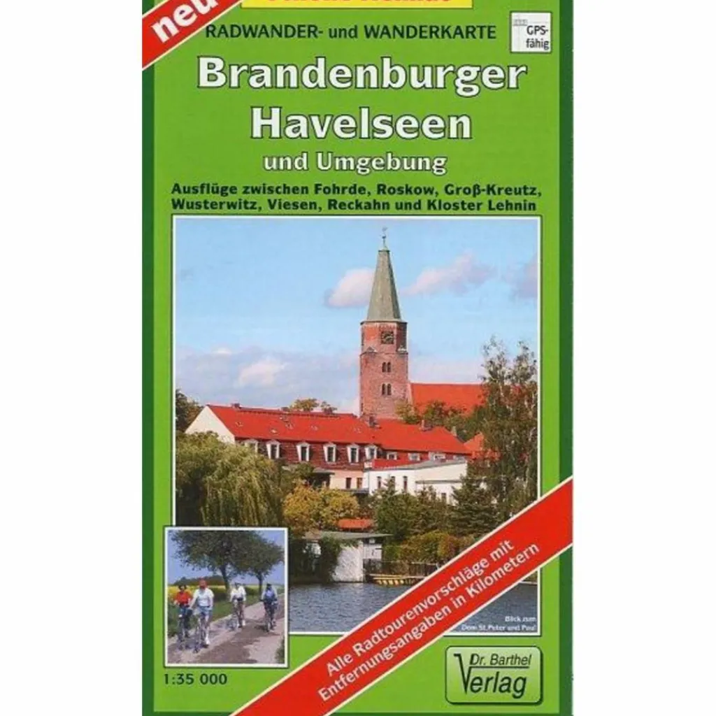 BRANDENBURGER HAVELSEEN UND UMGEBUNG - Wanderkarte^ Fahrradkarten|Wanderkarten Und Winterkarten