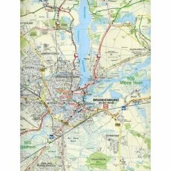 BRANDENBURGER HAVELSEEN UND UMGEBUNG - Wanderkarte^ Fahrradkarten|Wanderkarten Und Winterkarten