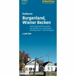 Fahrradkarten|Fahrradkarten*BURGENLAND - WIENER BECKEN 1:75.000 - Fahrradkarte