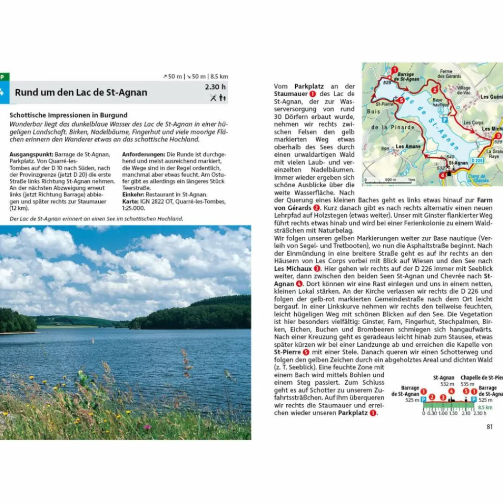 BURGUND - Wanderführer^ Wanderführer