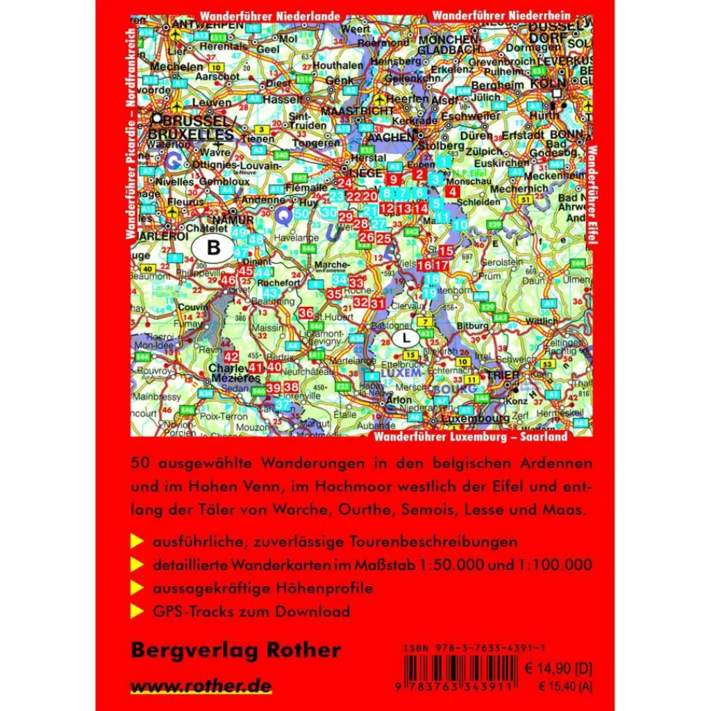 Wanderführer*BVR ARDENNEN / HOHES VENN - Wanderführer