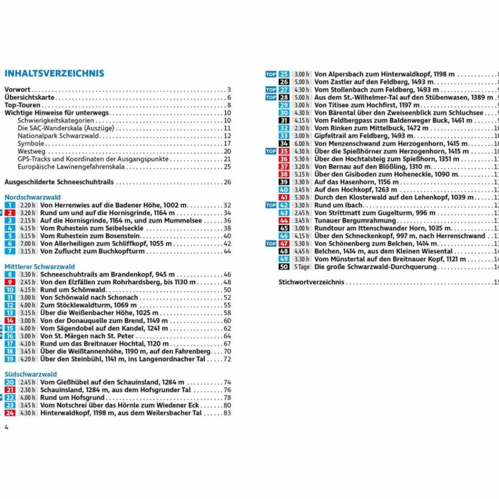 BVR SCHNEESCHUHFÜHRER SCHWARZWALD^ Wintersportführer