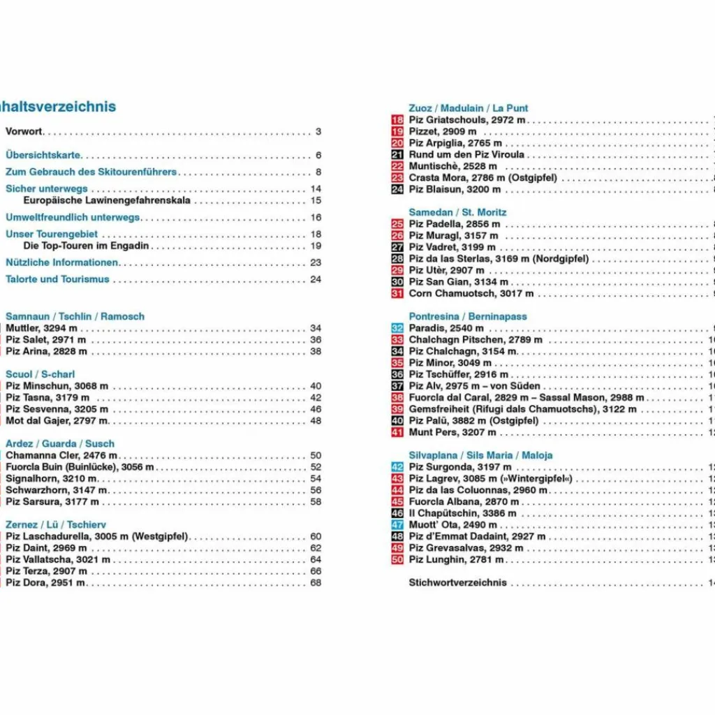 BVR SKITOURENFÜHRER ENGADIN^ Wintersportführer