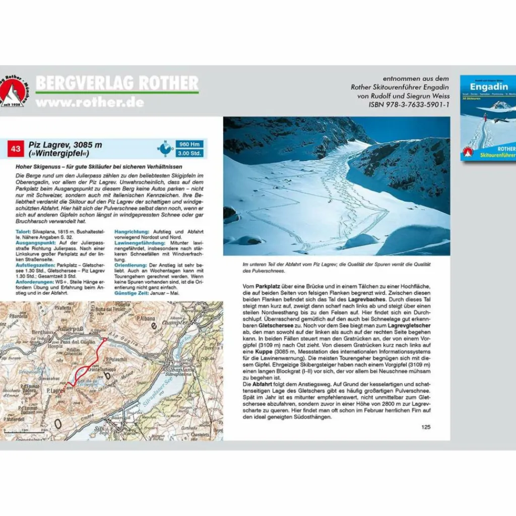 BVR SKITOURENFÜHRER ENGADIN^ Wintersportführer