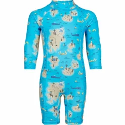 Kinder Color Kids Kinder Bademode*BABY SUIT L/S, AOP Kinder - Badeanzug
