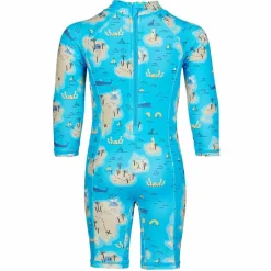 Kinder Color Kids Kinder Bademode*BABY SUIT L/S, AOP Kinder - Badeanzug