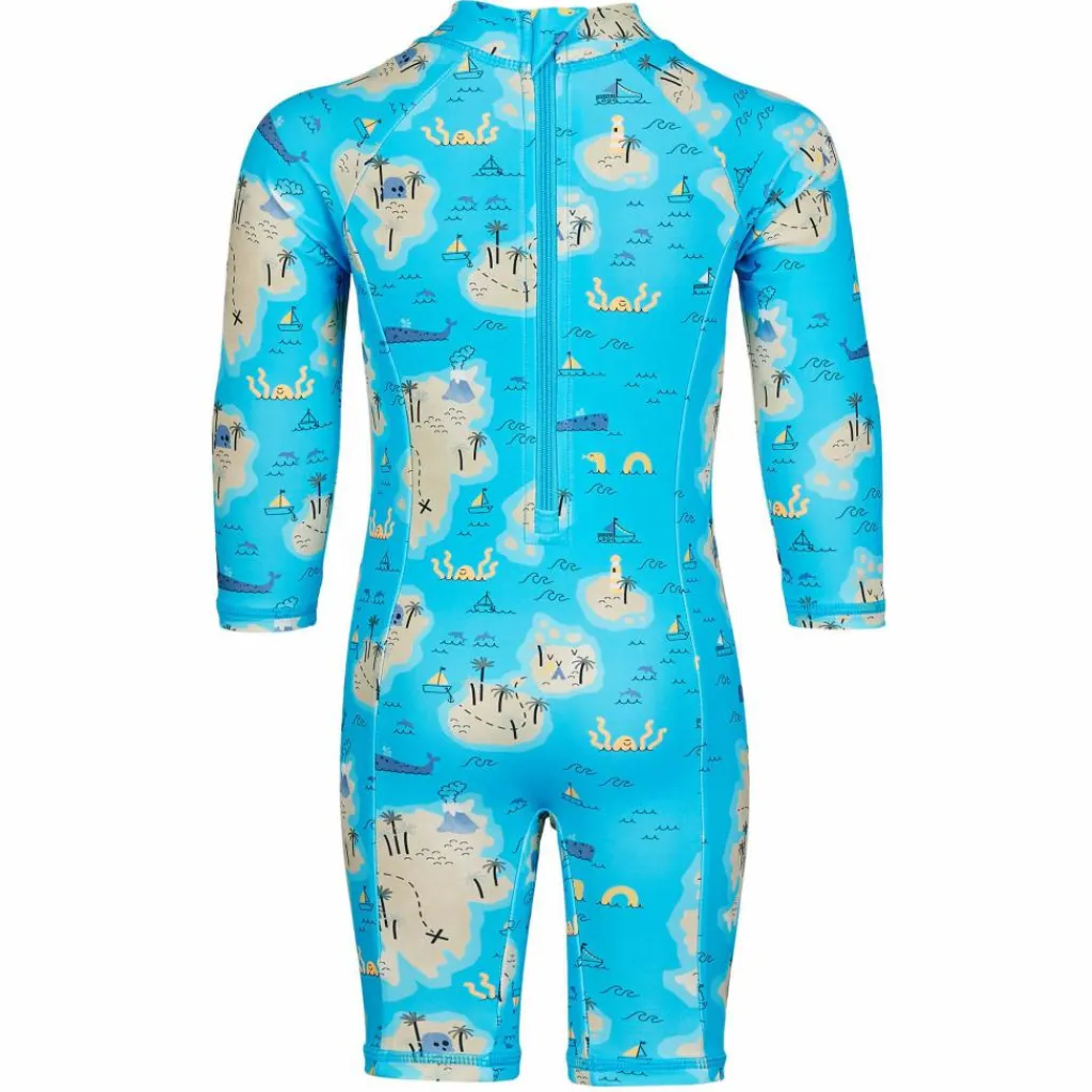 Kinder Color Kids Kinder Bademode*BABY SUIT L/S, AOP Kinder - Badeanzug