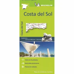 COSTA DEL SOL ZOOM MAP 124 - Straßenkarte^ Straßenkarten|Straßenkarten