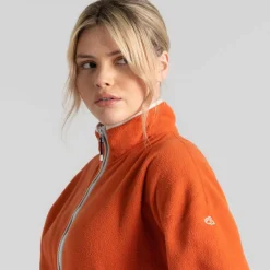 Damen Craghoppers Pullover Und Fleecepullover*CO2 RENU HALF ZIP Damen - Fleecepullover