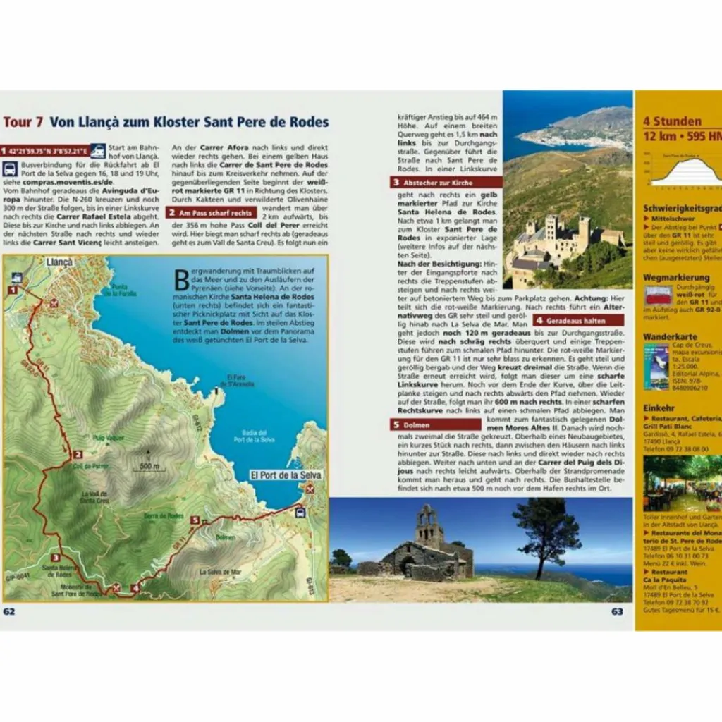 CÔTE VERMEILLE, COSTA BRAVA, KATALONIEN - Wanderführer^ Wanderführer