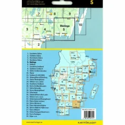 CYKELKARTAN BLAD 5 BLEKINGE 1:90000 - Fahrradkarte^ Fahrradkarten|Fahrradkarten