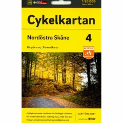 CYKELKARTAN BLAD 4 NORDÖSTRA SKÅNE 1:90000 - Fahrradkarte^ Fahrradkarten|Fahrradkarten