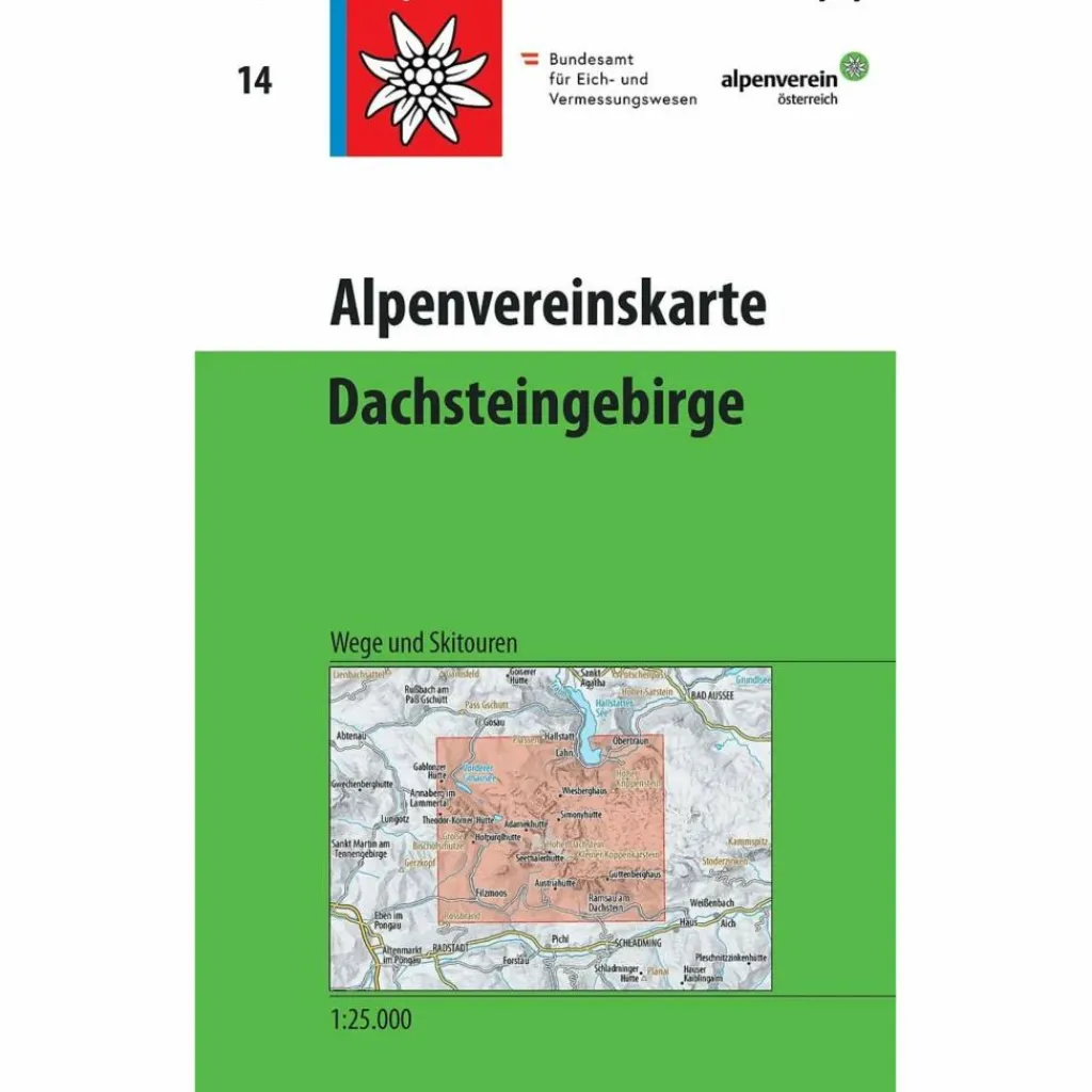DACHSTEIN - Wanderkarte^ Wanderkarten Und Winterkarten|Wanderkarten Und Winterkarten
