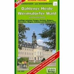 Fahrradkarten|Wanderkarten Und Winterkarten*DAHLENER HEIDE / WERMSDORFER WALD UND UMGEBUNG - Wanderkarte