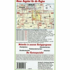 Fahrradkarten|Wanderkarten Und Winterkarten*DAHME-SEEN UND FLUTGRABENAUE 1 : 35 000. - Wanderkarte