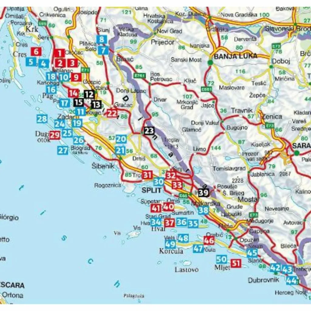 DALMATIEN - Wanderführer^ Wanderführer