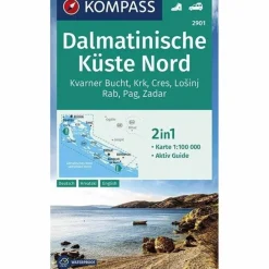 Straßenkarten|Straßenkarten*DALMATINISCHE KÜSTE NORD 1:100 000 - Straßenkarte