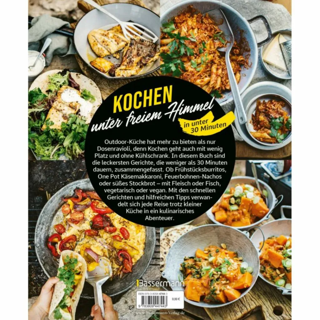 Kochbücher*DAS SCHNELLE CAMPING KOCHBUCH. 50 REZEPTE UNTER 30 MINUTEN - Kochbuch
