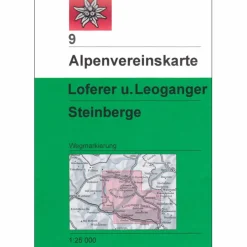 DAV 9 LOFERER U. LEOGANGER STEINBERGE - Wanderkarte^ Wanderkarten Und Winterkarten|Wanderkarten Und Winterkarten