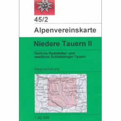 Wanderkarten Und Winterkarten|Wanderkarten Und Winterkarten*DAV 45/2 NIEDERE TAUERN - Wanderkarte