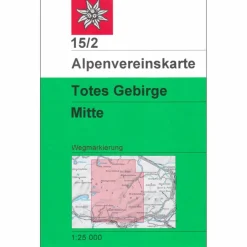 Wanderkarten Und Winterkarten|Wanderkarten Und Winterkarten*DAV 15/2 TOTES GEBIRGE MITTE 1:25T - Wanderkarte