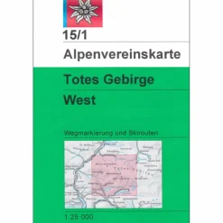 Wanderkarten Und Winterkarten|Wanderkarten Und Winterkarten*DAV 15/1 TOTES GEBIRGE WEST 1:25T - Wanderkarte