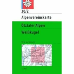 Winterkarten|Wanderkarten Und Winterkarten*DAV 30/2 ÖTZTALER ALPEN WEIßKUGEL 1:25T - Wanderkarte
