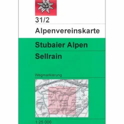 DAV 31/2 WEG STUBAIER ALPEN SELLRAIN - Wanderkarte^ Wanderkarten Und Winterkarten|Wanderkarten Und Winterkarten