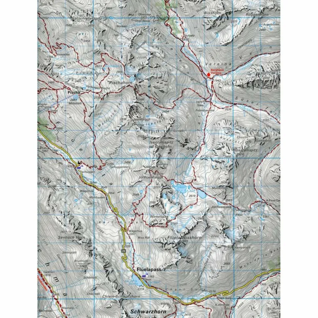 Wanderkarten Und Winterkarten|Wanderkarten Und Winterkarten*DAVOS - ST. MORITZ / OBERENGADIN 36 WANDERKARTE 1:40 000 MAT - Wanderkarte