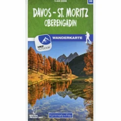 Wanderkarten Und Winterkarten|Wanderkarten Und Winterkarten*DAVOS - ST. MORITZ / OBERENGADIN 36 WANDERKARTE 1:40 000 MAT - Wanderkarte