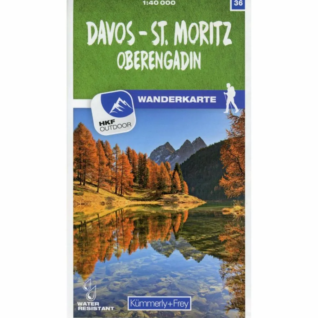 Wanderkarten Und Winterkarten|Wanderkarten Und Winterkarten*DAVOS - ST. MORITZ / OBERENGADIN 36 WANDERKARTE 1:40 000 MAT - Wanderkarte