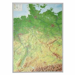 Wandkarten Und Poster*DEUTSCHLAND 1 : 1 200 000 MIT ALUMINIUM - Wand Karte