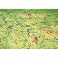 Wandkarten Und Poster*DEUTSCHLAND 1 : 1 200 000 MIT RAHMEN - Poster