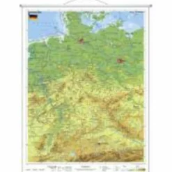 Wandkarten Und Poster*DEUTSCHLAND, PHYSISCH 1 : 1 100 000. WANDKARTE - Poster