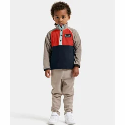 Didriksons MONTE HALF BU 5 Kinder - Fleecepullover^Kinder Kinder Fleecejacken Und Kinderpullover