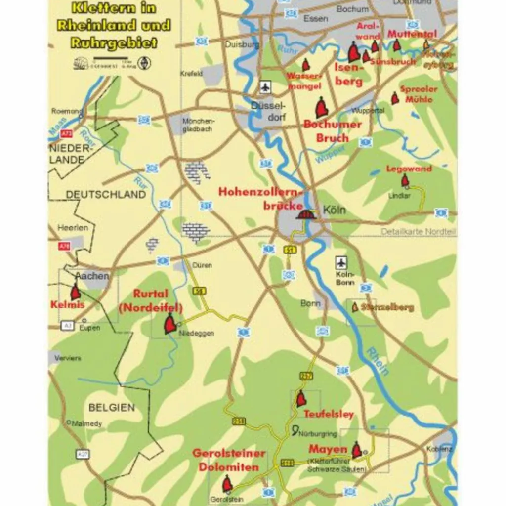 Sportklettern: Kletterführer, Training Und Techniken*DIE BESTEN IM WESTEN - Kletterführer