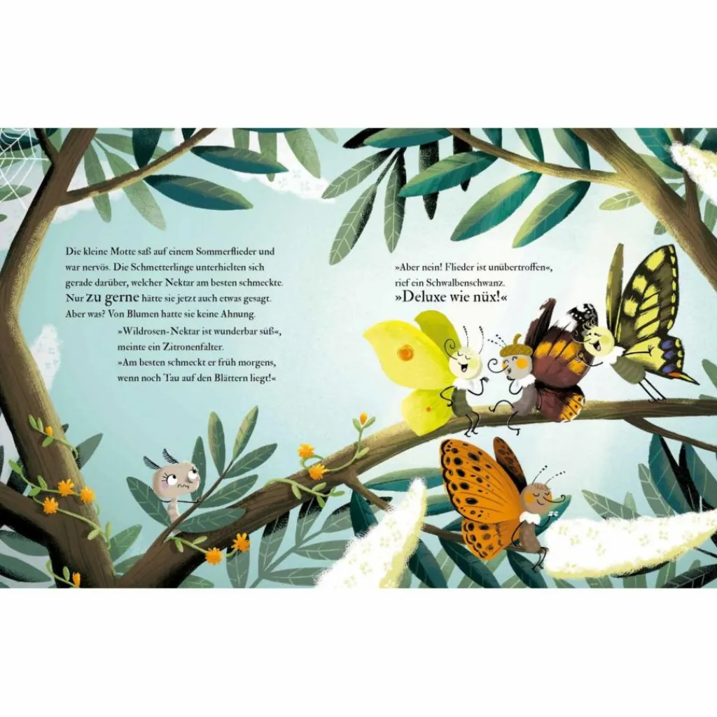 DIE KLEINE MOTTE, DIE DAVON TRÄUMTE, ANDERS ZU SEIN - Kinderbuch^Kinder Bilderbücher|Kinderbücher Und Jugendbücher