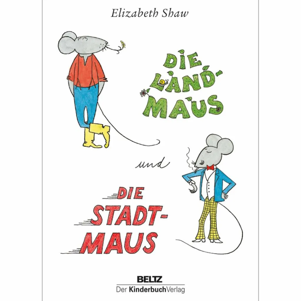 Kinder Bilderbücher|Kinderbücher Und Jugendbücher*DIE LANDMAUS UND DIE STADTMAUS - Kinderbuch