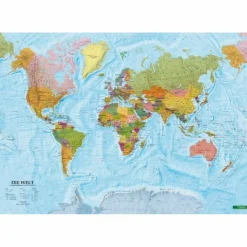 Wandkarten Und Poster*DIE WELT DEUTSCH POSTER 1 : 40.000.000. - Weltkarte